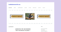 Desktop Screenshot of ladedatenarchiv.eu