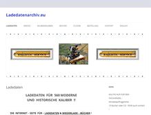 Tablet Screenshot of ladedatenarchiv.eu